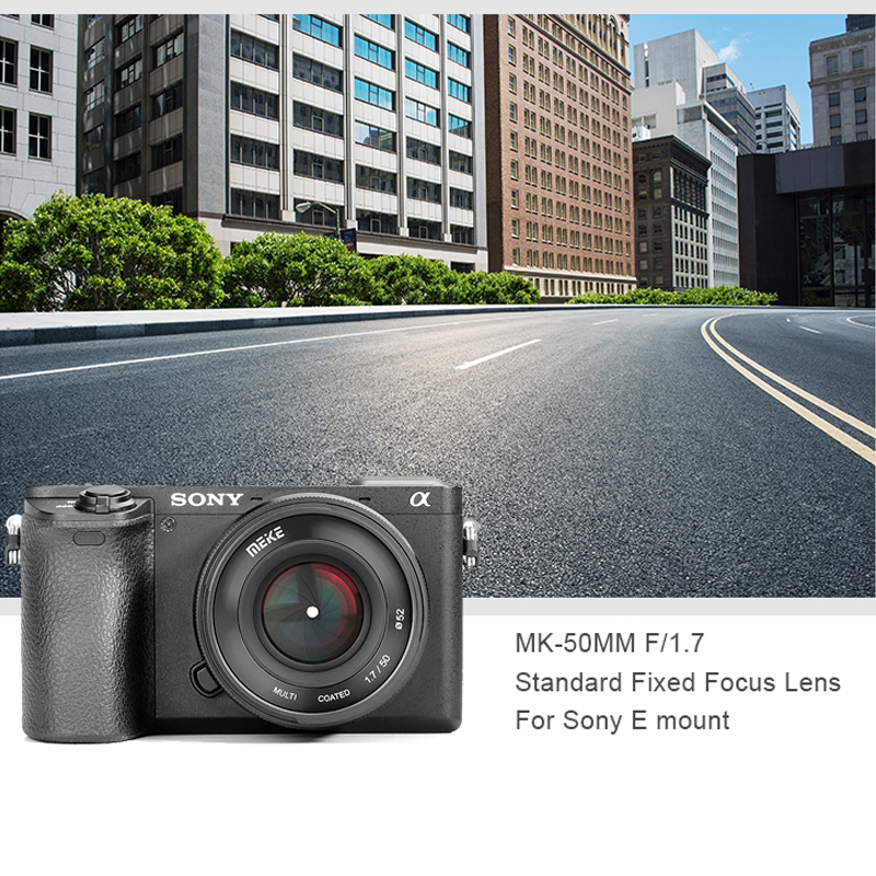 Lens MEIKE 50mm F1.7 for Sony E-mount (Full frame)